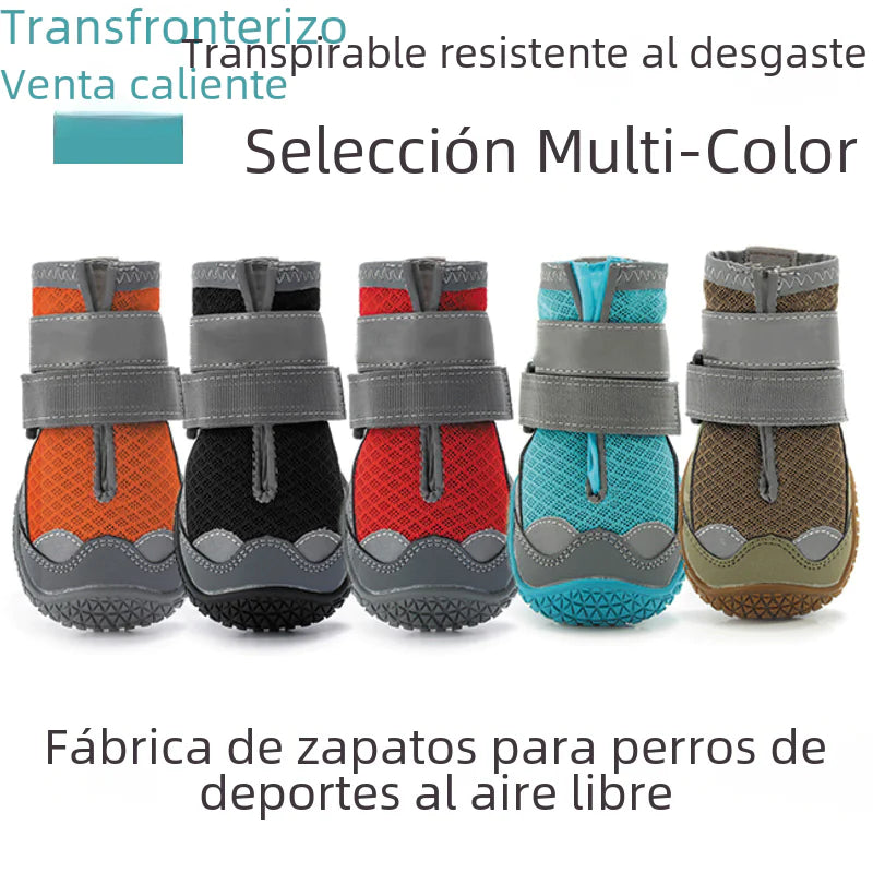 Breathable Dog Shoes for All Seasons - Golden Retriever, German Shepherd, Etc.